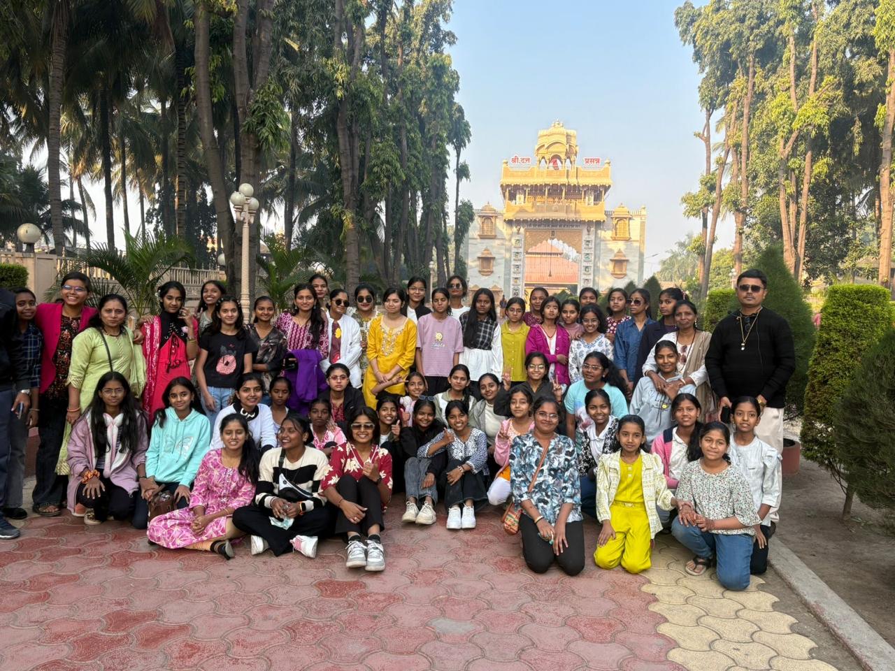 Students writing an exam in class
